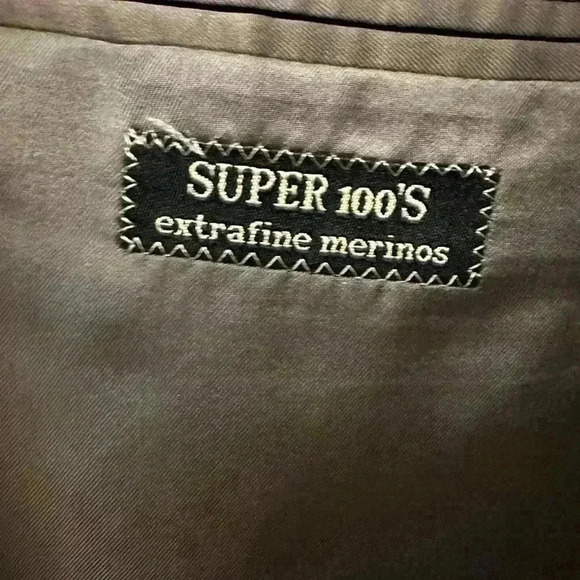 Corneliani Men’s Gray Virgin Wool 100s 2 Button Sport Coat EU Size 50/US 40 - Picture 10 of 15